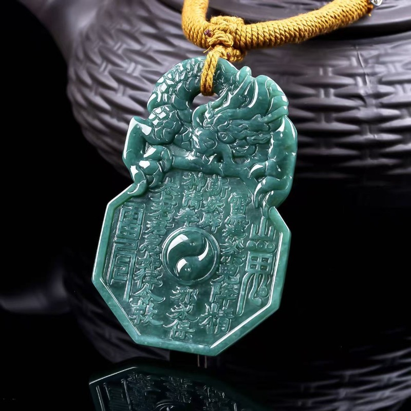 Jewelry & Watches Vitopoulos Reviews - Natürlicher Echter Smaragd Blauwasser Berg-Geistermünzen-Anhänger Myanmar
