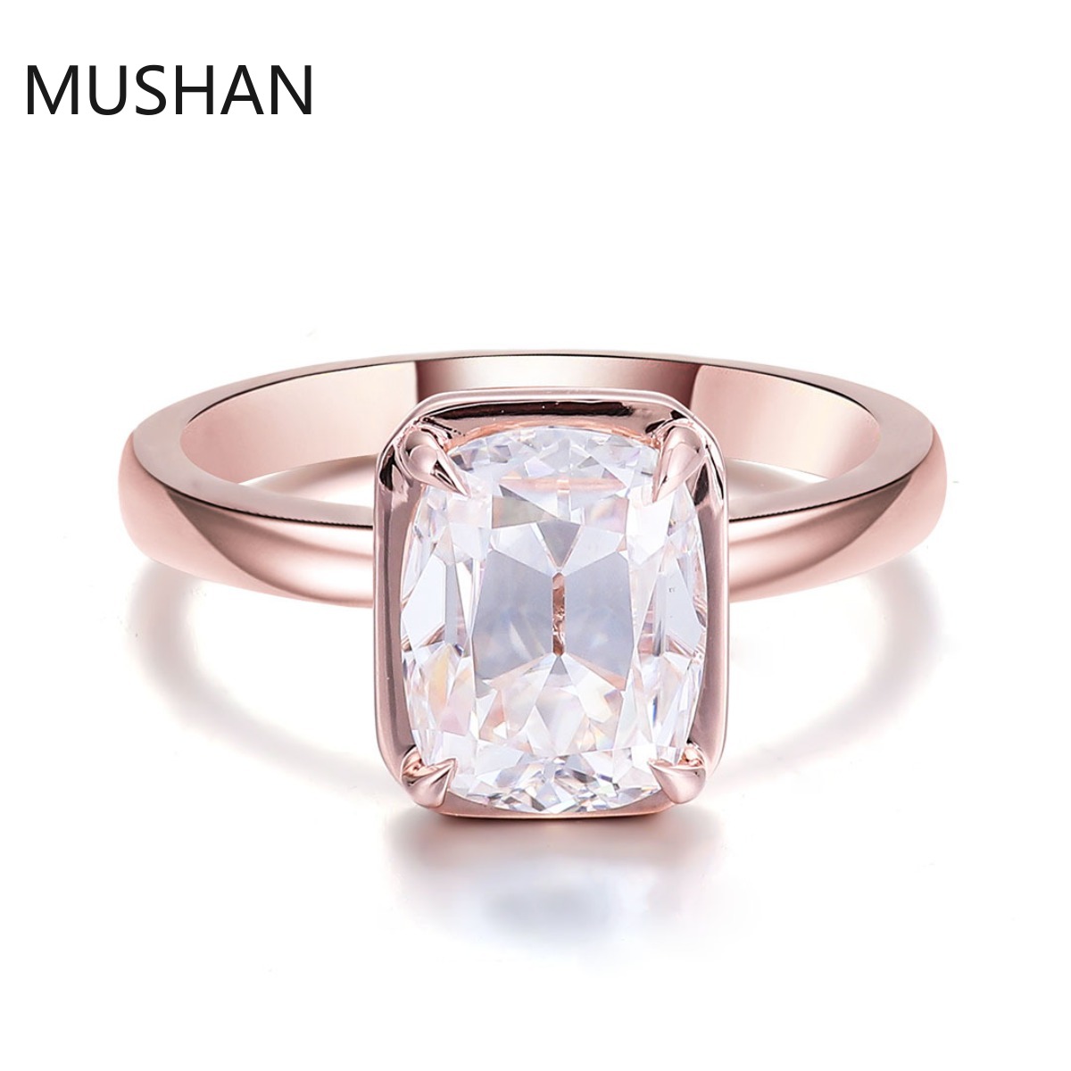 Moissanite Ring - MUSHAN Luxus Maßgefertigte 14K 18K Goldringe