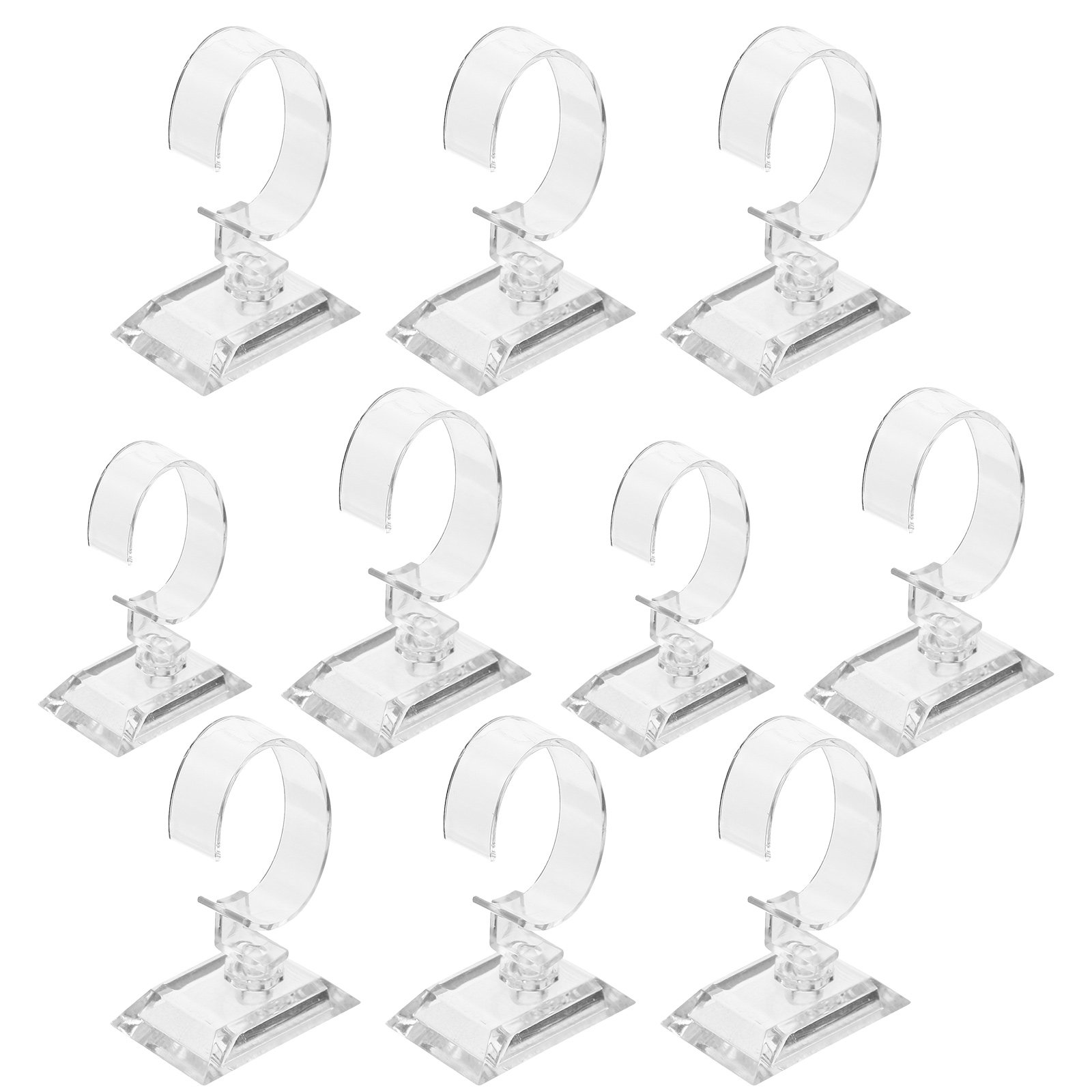 Jewelry Store Mens Watches - 10-teiliges transparentes Uhrenständer-Set, C-förmiger Uhrenhalter aus