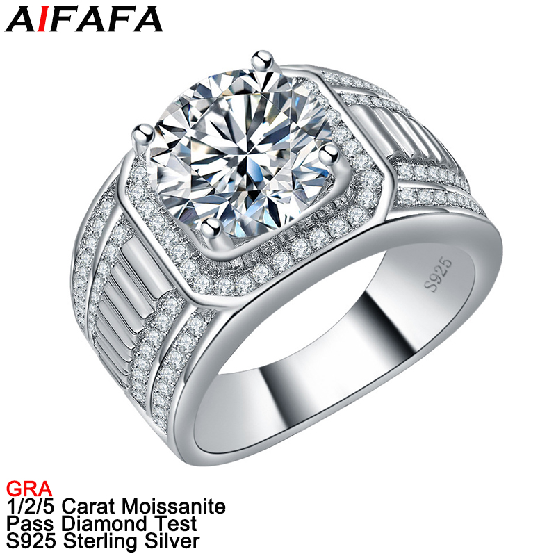 Moissanite Ring - 1 2 5 Karat D-Farbe Moissanit-Diamantringe