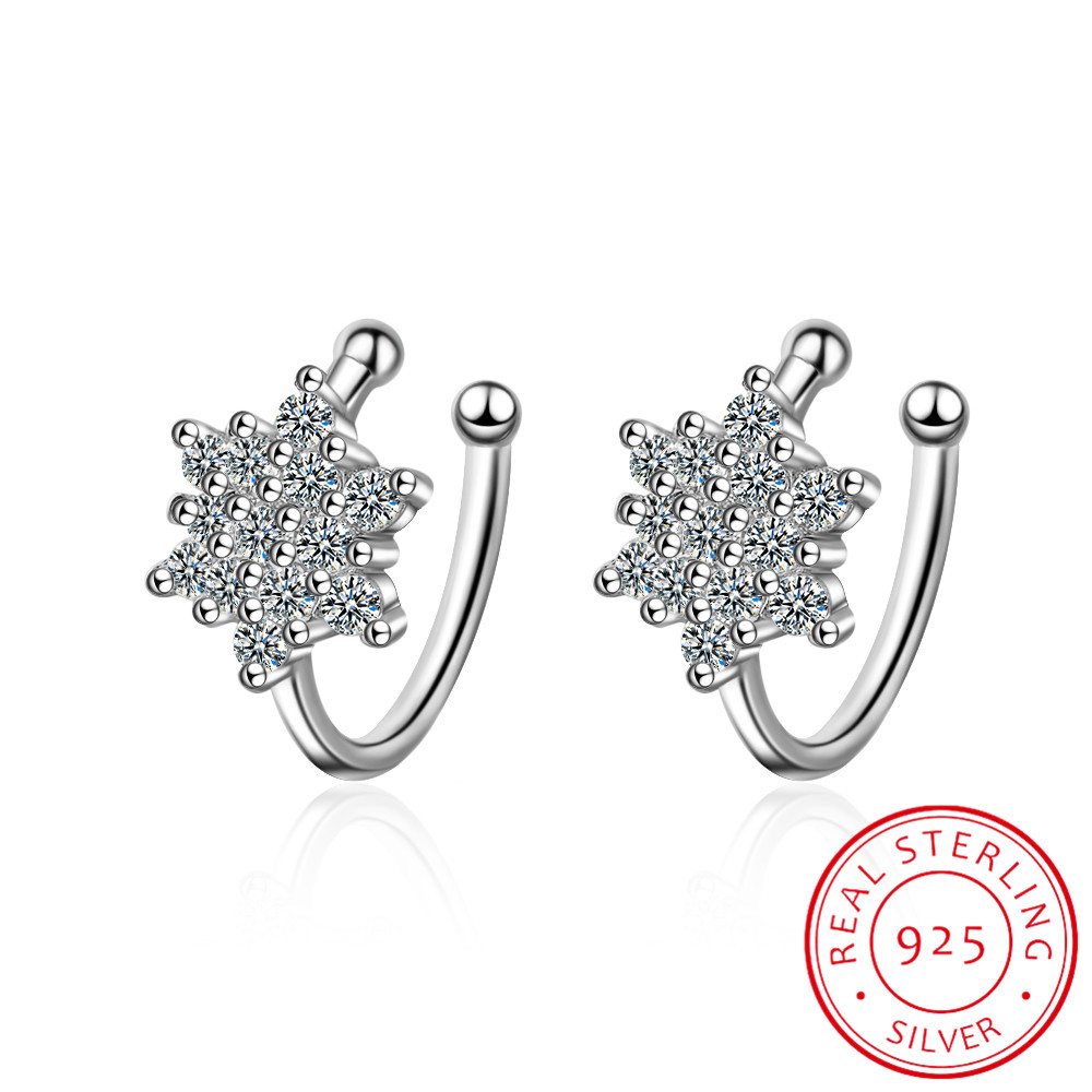 Ear Cuff No Piercing - Echt 925 Silber Neue Design Schöne