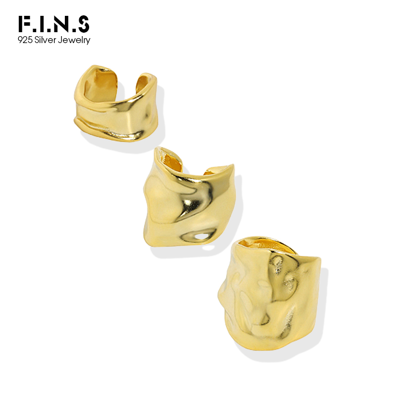 Ear Cuff No Piercing - F.I.N.S 1PC Minimalistischen Unregelmäßigen 100% S925