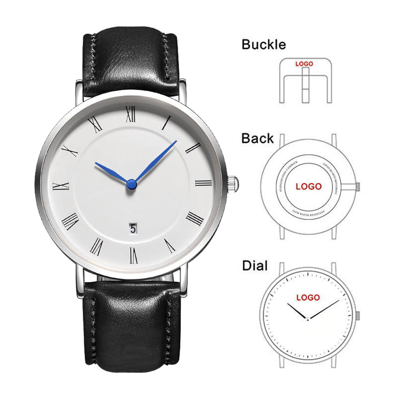 Mens Mechanical Watch - B-8210A Einfache Männer Uhren Mit Datum