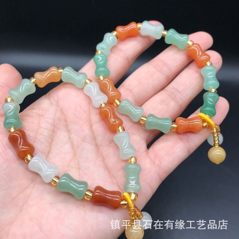 Natürliches Aventurin-Bambus-, – Jewelry & Watches Store Bewertung und Preis