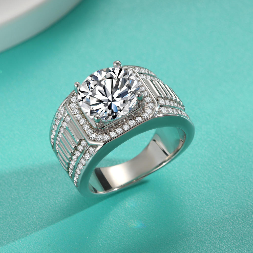 1 2 5 Karat D-Farbe Moissanit- – Moissanite Ring Bewertung und Preis
