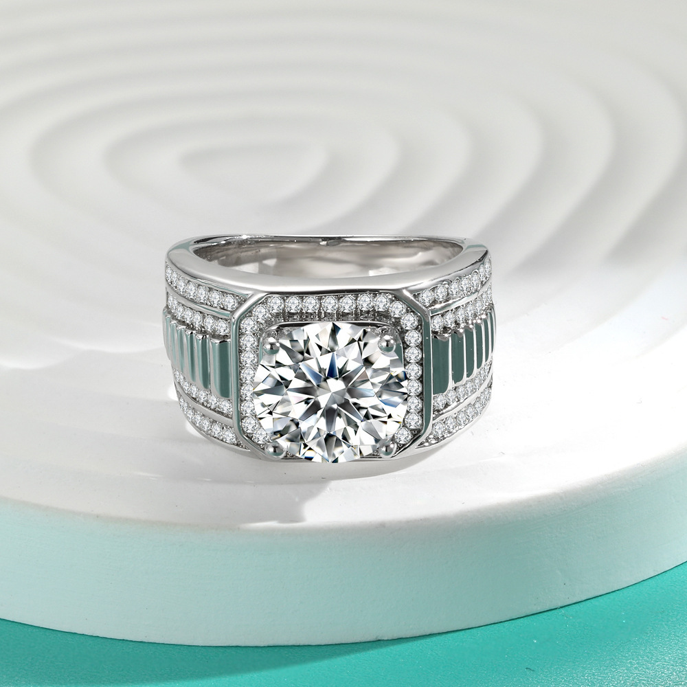 1 2 5 Karat D-Farbe Moissanit- – Moissanite Ring Bewertung und Preis