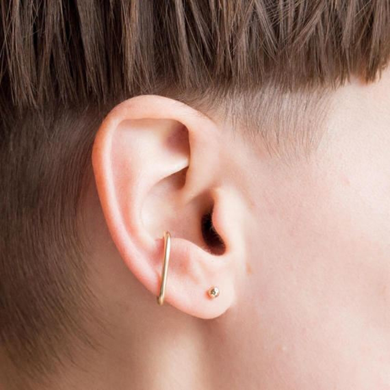925 Silber Fake Clip Ohrringe  – Ear Cuff No Piercing Bewertung und Preis