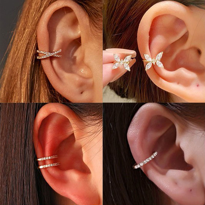Koreanische Kristall-Ohrclips  – Ear Cuff No Piercing Bewertung und Preis