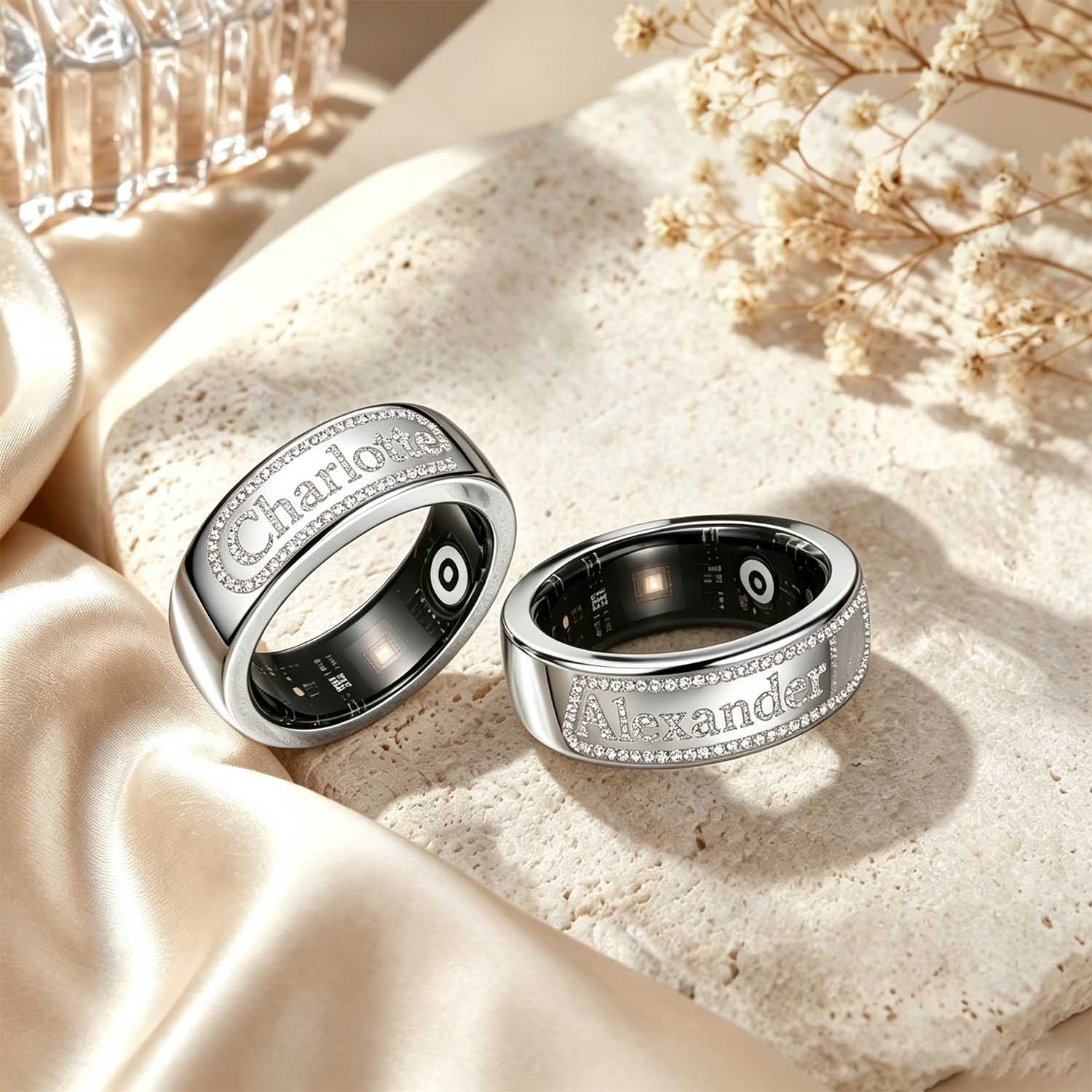 Qitian Personalisierter Smart- – Moissanite Ring Bewertung und Preis