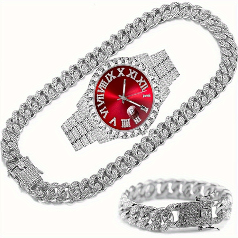 Mode Silber blau Uhr Set Gesch – Icebox Jewelry Watches Bewertung und Preis
