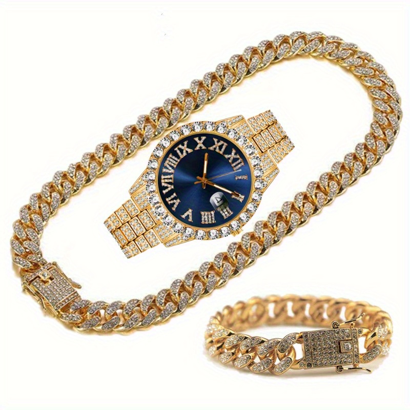 Mode Silber blau Uhr Set Gesch – Icebox Jewelry Watches Bewertung und Preis