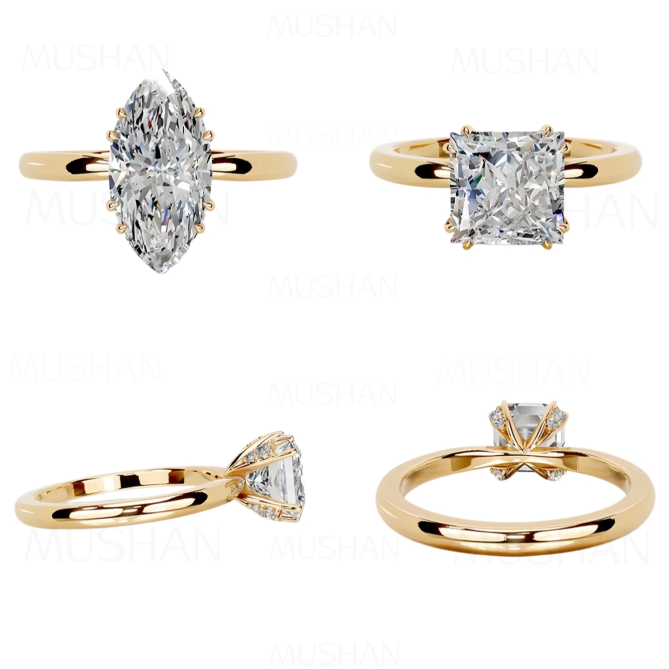 MUSHAN Maßgefertigter Schmuck  – Moissanite Ring Bewertung und Preis