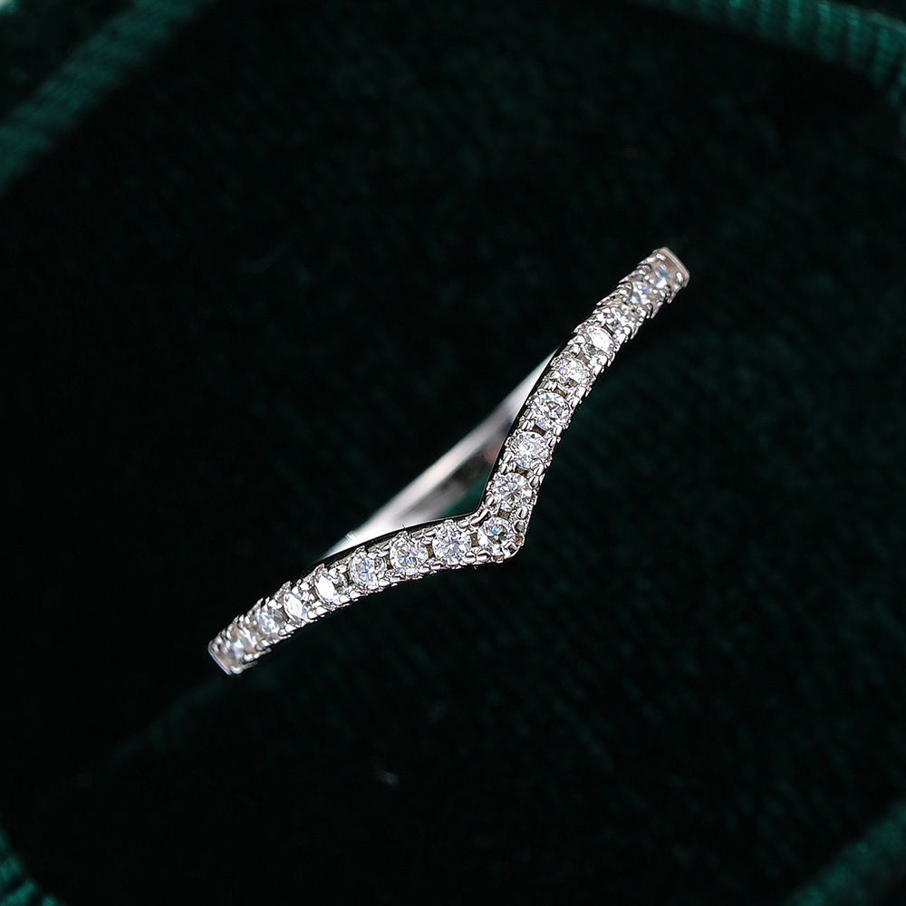 Sterlingsilber-Stapelring mit  – Minimalist Ring Stackable Bewertung und Preis