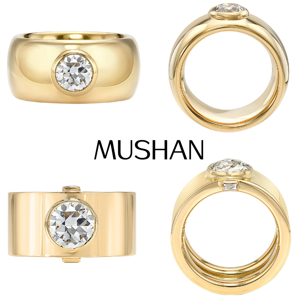 MUSHAN Maßgefertigter Schmuck  – Moissanite Ring Bewertung und Preis