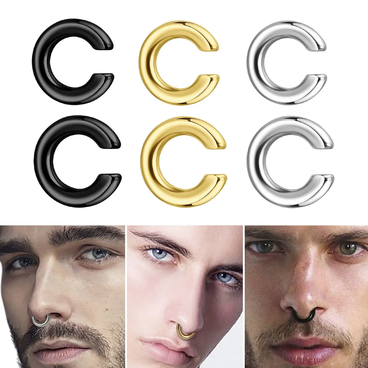 1 Stück Übertriebener C-förmig – Ear Cuff No Piercing Bewertung und Preis