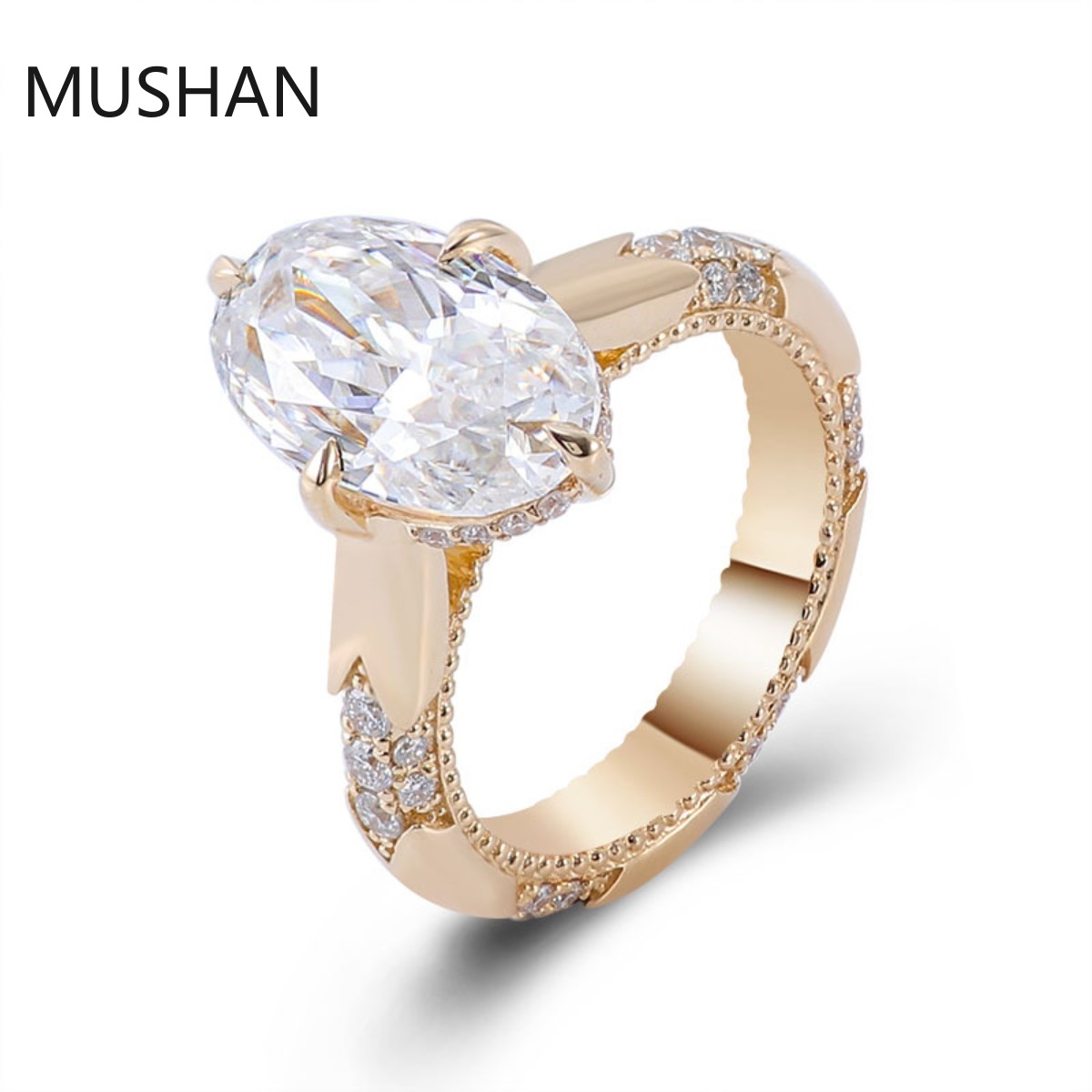 MUSHAN Luxus Maßgefertigte 14K – Moissanite Ring Bewertung und Preis