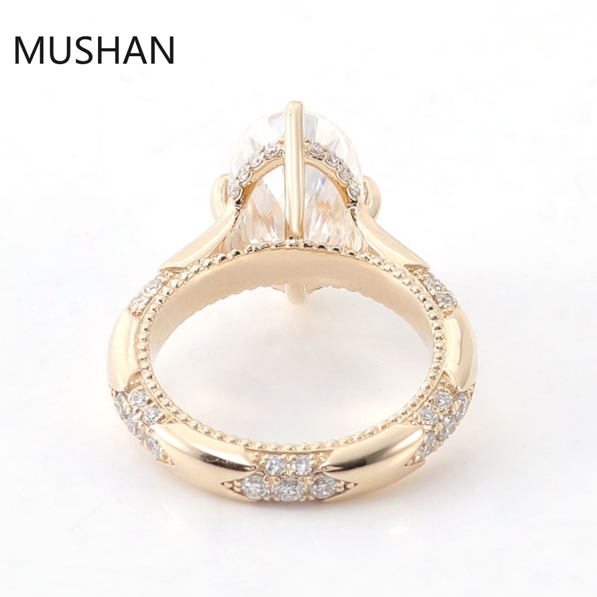 MUSHAN Luxus Maßgefertigte 14K – Moissanite Ring Bewertung und Preis