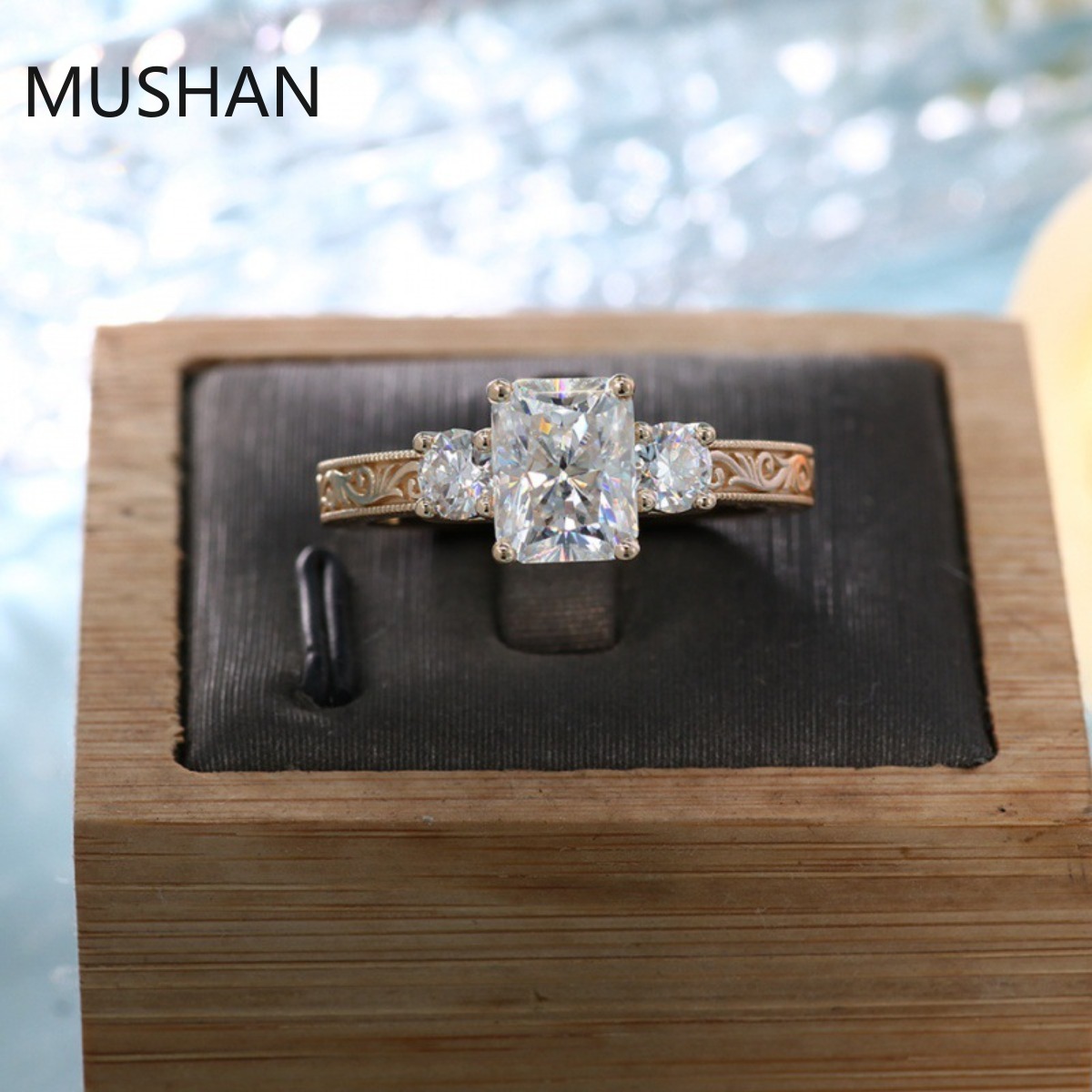 MUSHAN Luxus Maßgefertigte 14K – Moissanite Ring Bewertung und Preis