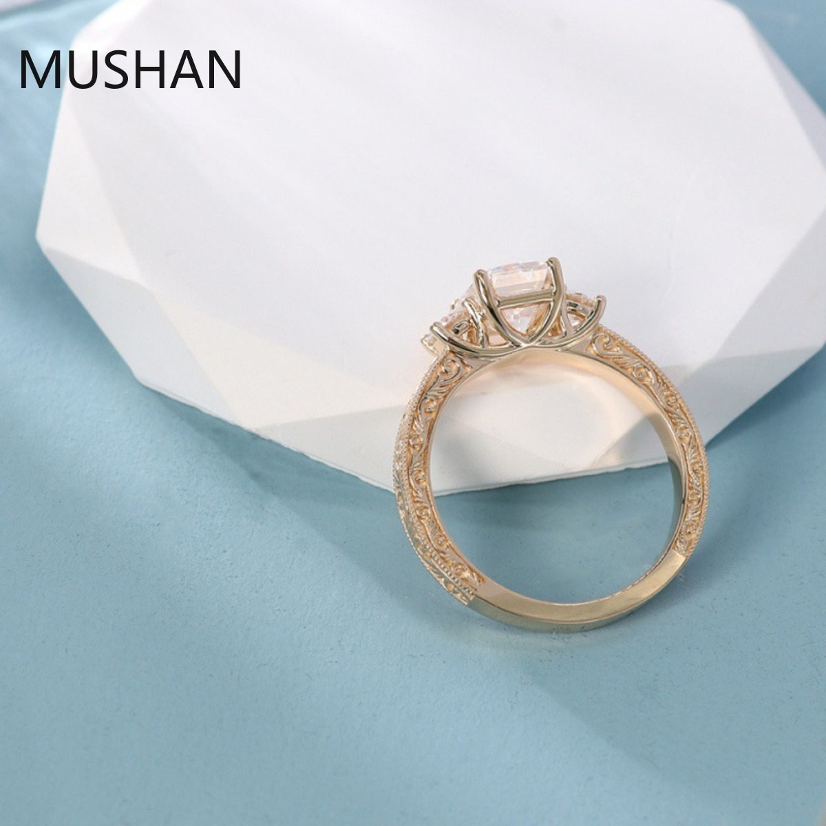 MUSHAN Luxus Maßgefertigte 14K – Moissanite Ring Bewertung und Preis