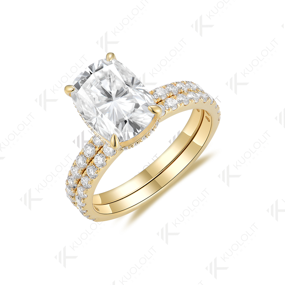 Unmarkierter Damenring mit län – Moissanite Ring Bewertung und Preis